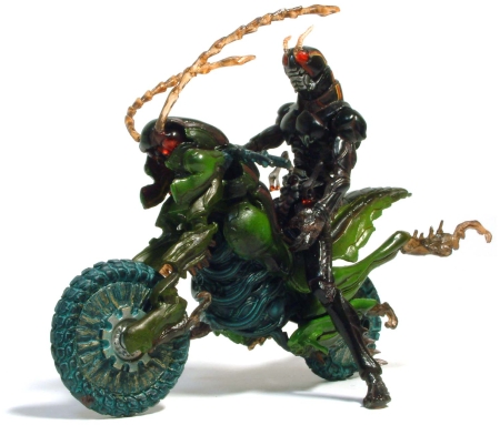 Masked Rider Black with Battle Hopper   ミニカー散財とほほ日記