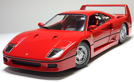 Ferrari F40 をいじる | ミニカー散財とほほ日記